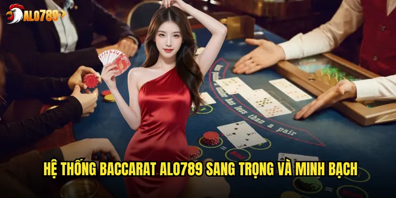 Hệ thống Baccarat ALO789 sang trọng và minh bạch